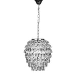 Aria Feather Crystal Chandelier-Wrenford & Co.-nirohome