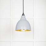 Hammered Brass Brindley Pendant-From The Anvil-Birch-nirohome