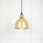 Hammered Brass Brindley Pendant-From The Anvil-Brass-nirohome