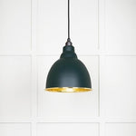 Hammered Brass Brindley Pendant-From The Anvil-Dingle-nirohome