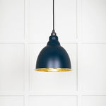 Hammered Brass Brindley Pendant-From The Anvil-Dusk-nirohome
