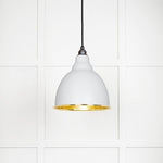 Hammered Brass Brindley Pendant-From The Anvil-Flock-nirohome