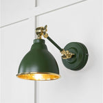 Hammered Brass Brindley Wall Light-From The Anvil-Heath-nirohome