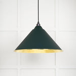 Hammered Brass Hockley Pendant-From The Anvil-Dingle-nirohome