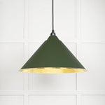 Hammered Brass Hockley Pendant-From The Anvil-Heath-nirohome