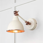 Hammered Copper Brindley Wall Light-From The Anvil-Teasel-nirohome