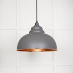 Hammered Copper Harborne Pendant-From The Anvil-Bluff-nirohome