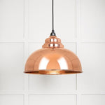 Hammered Copper Harborne Pendant-From The Anvil-Copper-nirohome