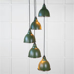 Hammered Nickel Brindley Cluster Pendant-From The Anvil-Heath-nirohome