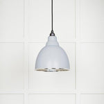 Hammered Nickel Brindley Pendant-From The Anvil-Birch-nirohome