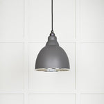 Hammered Nickel Brindley Pendant-From The Anvil-Bluff-nirohome