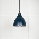 Hammered Nickel Brindley Pendant-From The Anvil-Dusk-nirohome