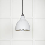 Hammered Nickel Brindley Pendant-From The Anvil-Flock-nirohome