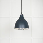 Hammered Nickel Brindley Pendant-From The Anvil-Soot-nirohome