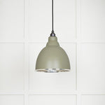 Hammered Nickel Brindley Pendant-From The Anvil-Tump-nirohome