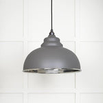 Hammered Nickel Harborne Pendant-From The Anvil-Bluff-nirohome