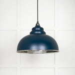 Hammered Nickel Harborne Pendant-From The Anvil-Dusk-nirohome