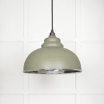 Hammered Nickel Harborne Pendant-From The Anvil-Tump-nirohome