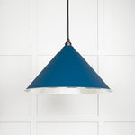 Hammered Nickel Hockley Pendant-From The Anvil-Upstream-nirohome