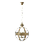 Hensley Brass Orb Chandelier-Wrenford & Co.-nirohome