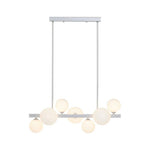 Hurst 7 Bulb Twisting Chandelier-Wrenford & Co.-Chrome-nirohome