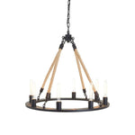 Landow 8 Bulb Farmhouse Style Chandelier-Wrenford & Co.-nirohome