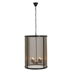 Nova Large Vertical Black and Gold Chandelier-Wrenford & Co.-nirohome