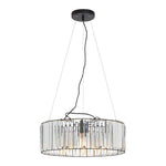 Romero 5 Bulb Glass Rod Chandelier-Wrenford & Co.-nirohome