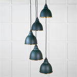 Smooth Brass Brindley Cluster Pendant-From The Anvil-Dingle-nirohome