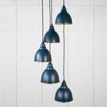 Smooth Brass Brindley Cluster Pendant-From The Anvil-Dusk-nirohome