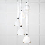 Smooth Brass Brindley Cluster Pendant-From The Anvil-Flock-nirohome