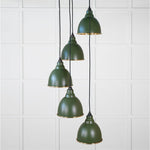 Smooth Brass Brindley Cluster Pendant-From The Anvil-Heath-nirohome