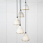 Smooth Brass Brindley Cluster Pendant-From The Anvil-Teasel-nirohome