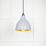 Smooth Brass Brindley Pendant-From The Anvil-Birch-nirohome