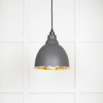 Smooth Brass Brindley Pendant-From The Anvil-Brass-nirohome