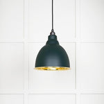 Smooth Brass Brindley Pendant-From The Anvil-Dingle-nirohome
