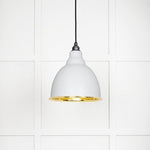 Smooth Brass Brindley Pendant-From The Anvil-Flock-nirohome