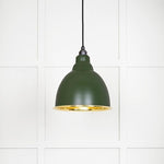 Smooth Brass Brindley Pendant-From The Anvil-Heath-nirohome