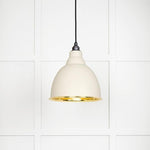 Smooth Brass Brindley Pendant-From The Anvil-Teasel-nirohome