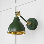 Smooth Brass Brindley Wall Light-From The Anvil-Brass-nirohome