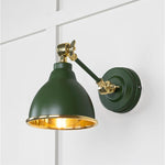 Smooth Brass Brindley Wall Light-From The Anvil-Heath-nirohome
