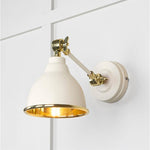 Smooth Brass Brindley Wall Light-From The Anvil-Teasel-nirohome