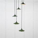 Smooth Brass Flora Cluster Pendant-From The Anvil-Heath-nirohome