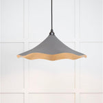 Smooth Brass Flora Pendant-From The Anvil-Bluff-nirohome