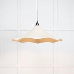 Smooth Brass Flora Pendant-From The Anvil-Teasel-nirohome