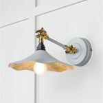 Smooth Brass Flora Wall Light-From The Anvil-Birch-nirohome