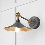 Smooth Brass Flora Wall Light-From The Anvil-Bluff-nirohome
