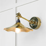Smooth Brass Flora Wall Light-From The Anvil-Brass-nirohome
