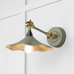Smooth Brass Flora Wall Light-From The Anvil-Tump-nirohome