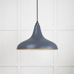 Smooth Brass Frankley Pendant-From The Anvil-Slate-nirohome